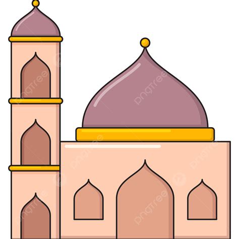 Ilustrasi Kartun Masjid Vektor, Masjid, Ilustrasi, Islam PNG dan Vektor ...