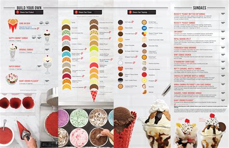 Ice Cream Menu Printable