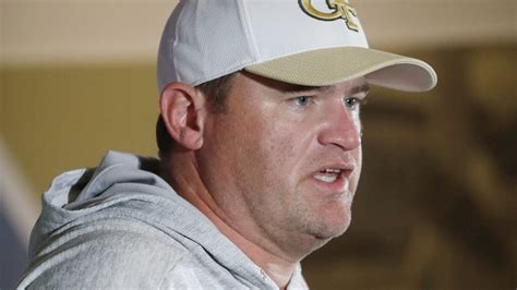 Georgia Tech football coach Brent Key gets emotional speaking on ...