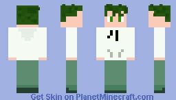 Deku Hoodie Minecraft Skin