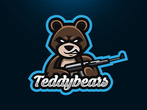 Teddybears Mascot Logo by Koen on Dribbble