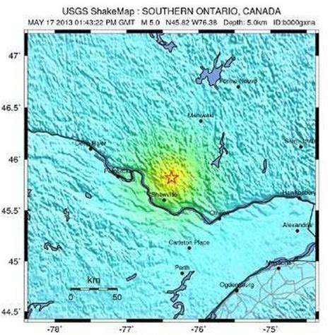 Earthquake in Canada shakes Saginaw, southeast Michigan; did you feel ...