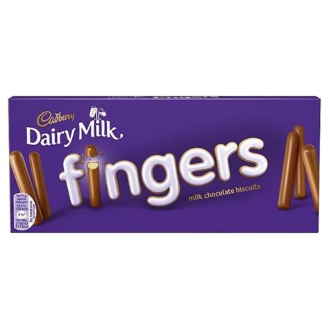 Cadbury | Milk Chocolate Fingers 114g | Britse koekjes - Kellys Expat ...