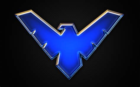 Nightwing Logo Wallpaper - WallpaperSafari