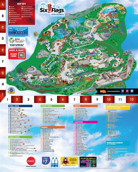 Six Flags Over Georgia Map 2024 - Alfi Lottie