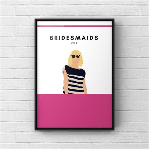 Bridesmaids Movie Film art decor poster Movie art Film | Etsy in 2021 ...