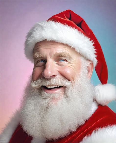 Premium Photo | Santa Claus photography colorful background friendly