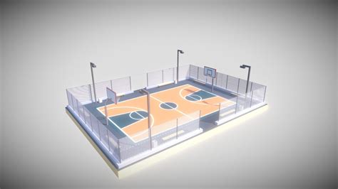 Basketball Court - Download Free 3D model by Klieg3D [d2ea5bc] - Sketchfab