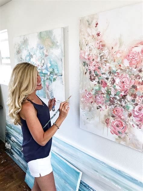 Original Art Paintings by Christine | Abstract floral paintings, Floral ...