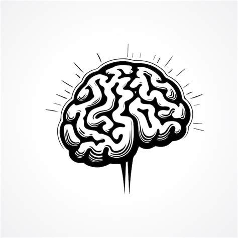 Premium Vector | Brain Silhouette Vector Brain Logo Design Brain Logo ...