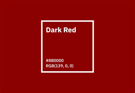 Dark Red Color - Hex, RGB, CMYK, Pantone | Color Codes - U.S. Brand Colors