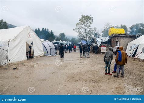 Inhumane Conditions in Refugee Camp in Vucjak Near Bihac, Bosnia and ...