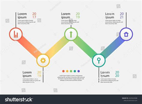 Process Infographic Design Template Timeline Step Stock Vector (Royalty ...