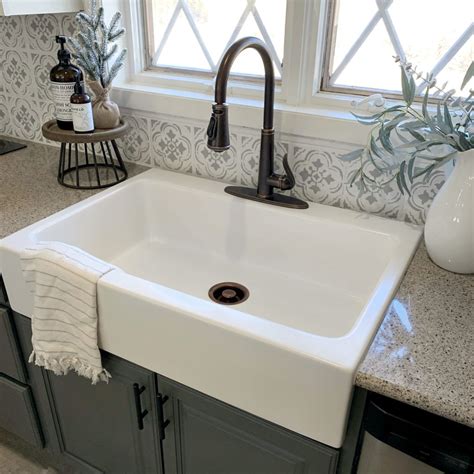 Josephine Fireclay Drop-In Kitchen Sink in Matte White by Sinkology