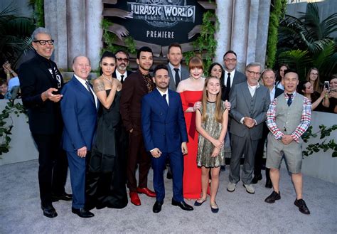 Pictured: cast and crew | Celebrities at the Jurassic World: Fallen ...