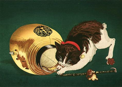 20 Greatest Japanese Cat Paintings You Will Love