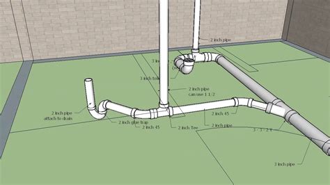 Basement Bathroom Drain System