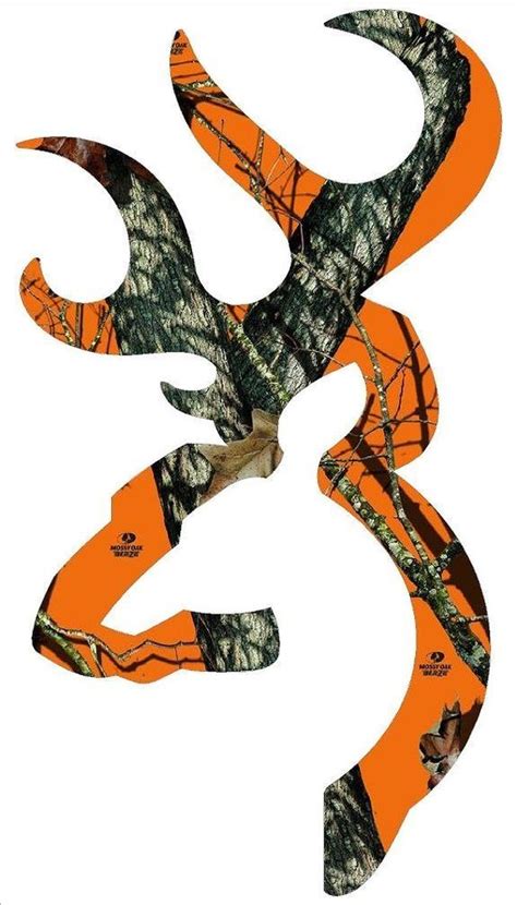 🔥 Download Browning Style Buck Realtree Orange Camo Camouflage Hunting ...