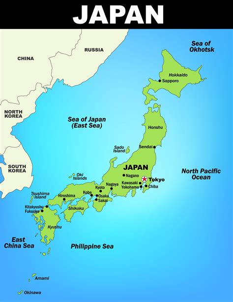 Map Japan