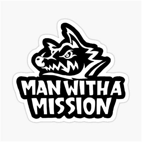 "Man With A Mission Logo" Sticker for Sale by Gatorfan420 | Redbubble