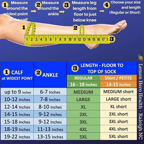 How To Measure & Find The Right Size of Zippered Compression Socks