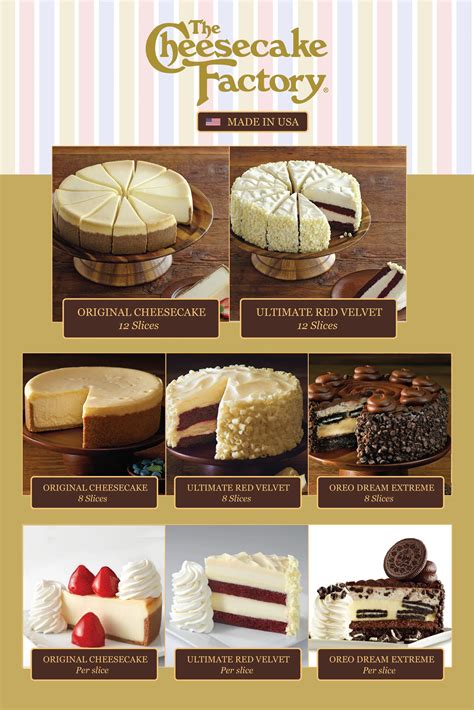 The Cheesecake Factory USA Menu - Zomato Indonesia