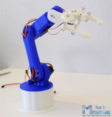 DIY Arduino Robot Arm with Smartphone Control - HowToMechatronics ...