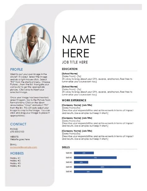 59 Competitive & Free Resume Templates for Microsoft Word