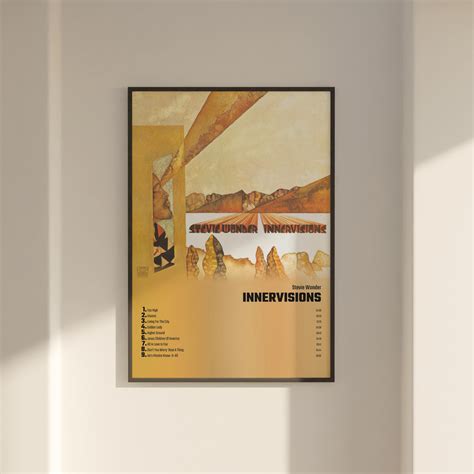 Stevie Wonder Innervisions Album Cover Poster Wall Art - Etsy