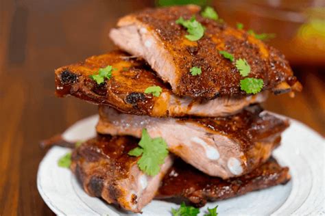 BBQ Ribs with Easy BBQ Sauce, Baked in the Oven - Stacy Lyn Harris