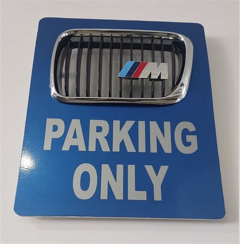 BMW Parking Only Sign Man Cave Garage Custom Parking Sigs - Etsy