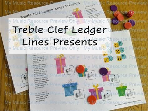 Treble Clef Ledger Lines Presents - My Music Resource