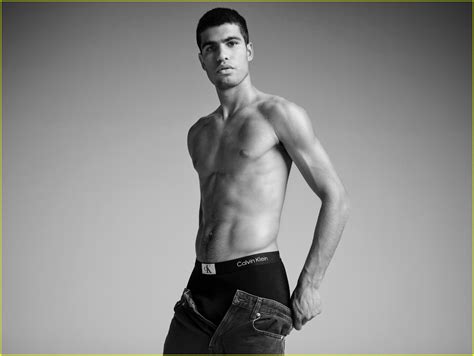 Tennis Star Carlos Alcaraz Strips to His Underwear for Sexy Calvin ...