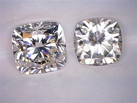 Moissanite Vs Diamond Side By Side Comparison