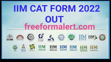 IIM CAT Admission Online Form 2022 Iim Cat Form Out How To Fill Iim ...