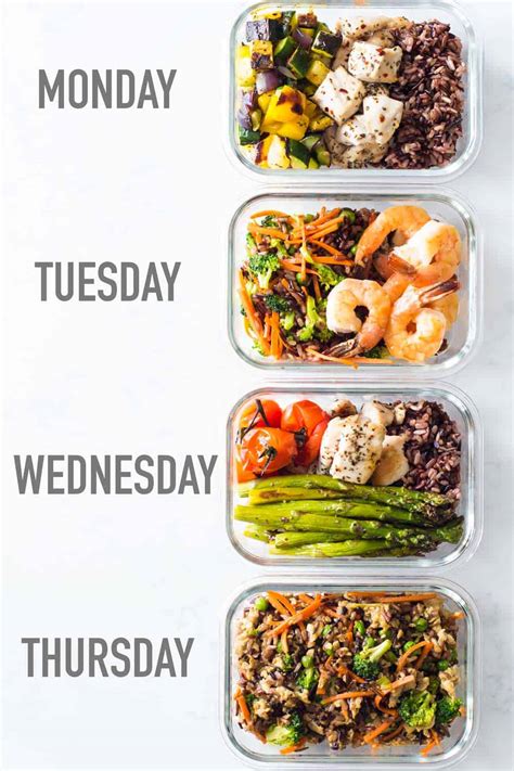 How To Meal Prep + Make 4 Meals at Once - Green Healthy Cooking