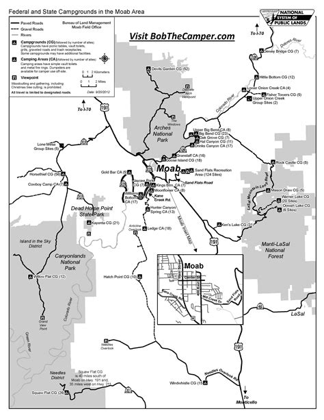 Arches National Park Moab Utah Campgrounds and Camping Areas