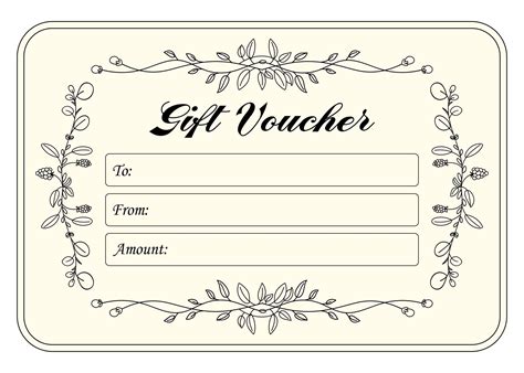 Christmas Gift Voucher Templates, Christmas Wish List Template ...