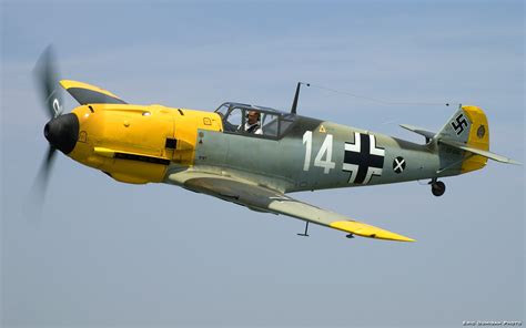 Stunning HD Wallpaper of the Messerschmitt Bf 109 in Flight by Eric Dumigan