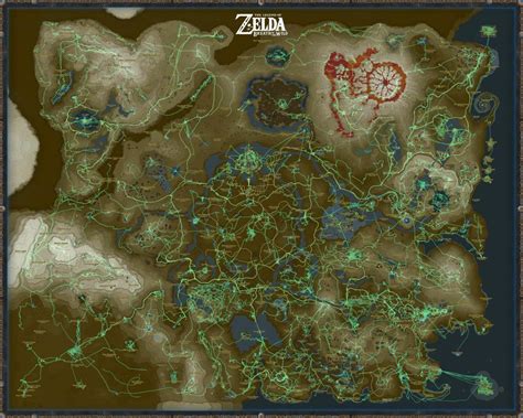 Zelda breath of the wild interactive map download - danmeva