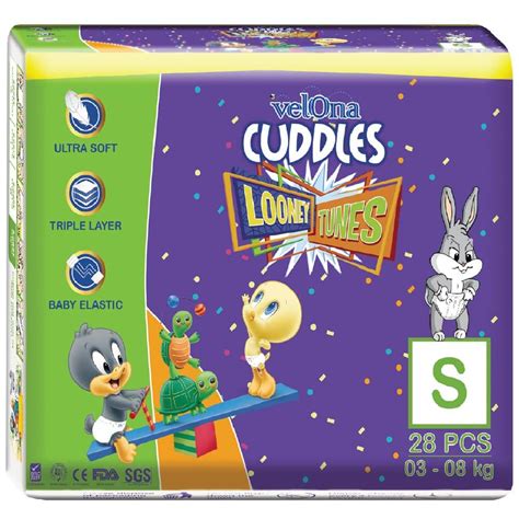 Velona Cuddles Slim Fit Looney Tunes Diapers – Twinkle Bunnies