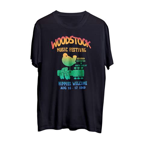 Woodstock 3 Days of Music Festival Black T-Shirt | Shop the Woodstock ...