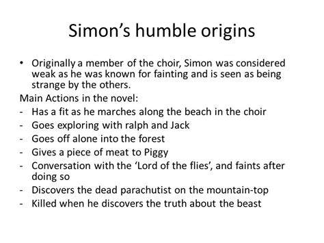 Lord Of The Flies Simon Quotes Chapter 3 - Quotes