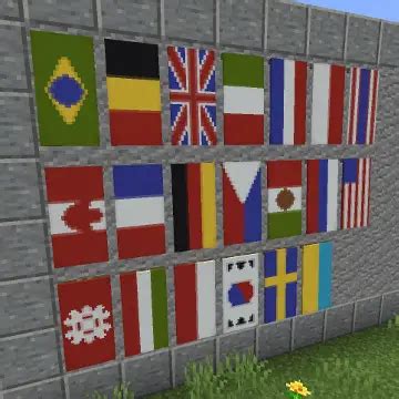 Minecraft Country Flags Banners : Gamer Geeks