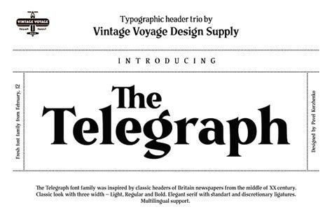 A Collection of One-of-a-Kind Newspaper Fonts ~ Creative Market Blog