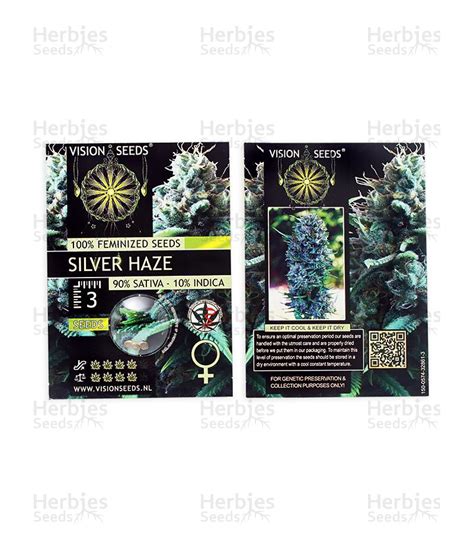 Silver Haze feminized seeds for sale by Vision Seeds - Herbies Seeds