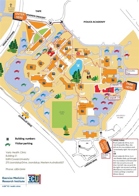 Ecu Main Campus Map