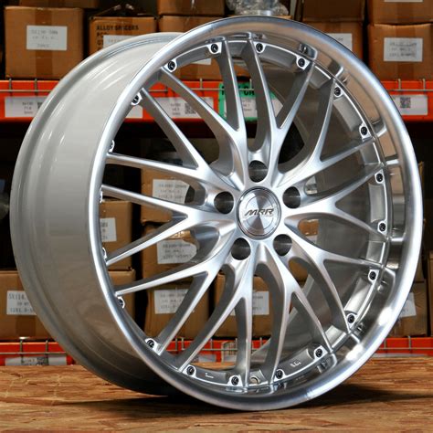 18x8.5 MRR GT1 5x120 35 Hyper Silver Wheels Rims Set(4) - Wheels