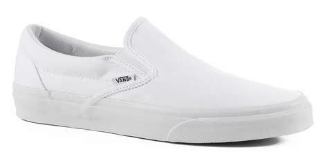 Vans Women's Classic Slip-On Shoes - true white | Tactics