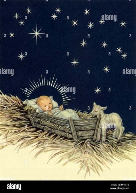 Baby Jesus Manger High Resolution Stock Photography and Images - Alamy